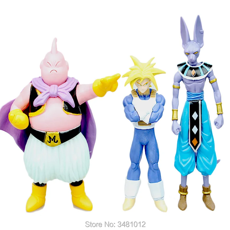 16 см Dragon Ball Z Super Saiyan Son Goku Champa Beerus ПВХ Фигурки Piccolo трусы коллекционные куклы фигурки, детские игрушки