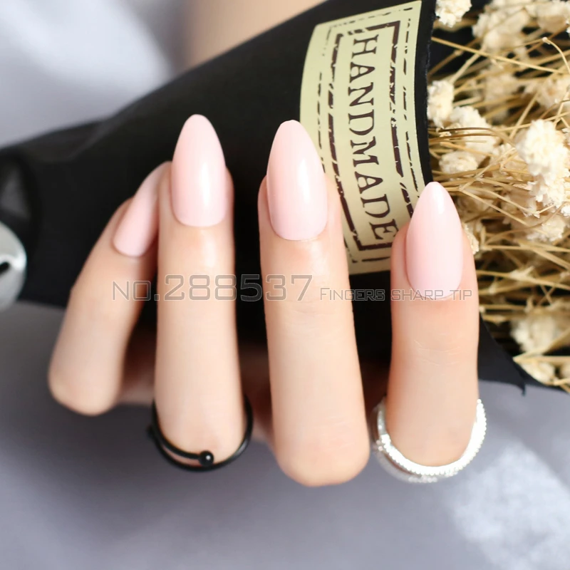 New Shrimp Powder Full Cover Fake Short Stiletto Nails Pink 24pcs New Shrimp powder full cover Fake short stiletto nails Pink 24pcs mountain peak Designs Comfortable Pure colour False nails JD02-in False Nails from Beauty ... - New Shrimp Powder Full Cover Fake Short Stiletto Nails Pink 24pcs