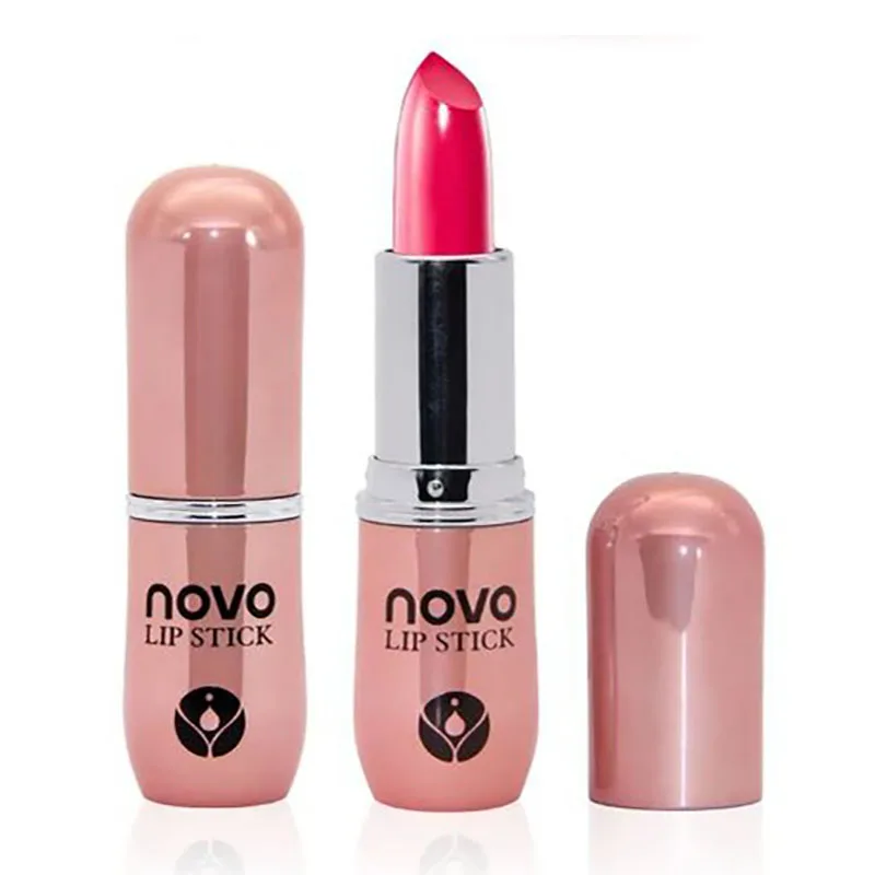 NOVO Brand Waterproof Matte Nude Lipstick Long Lasting Lip Gloss Moisturizing Tint Mate Baton Women Beauty Makeup|lipstick long|matte nude