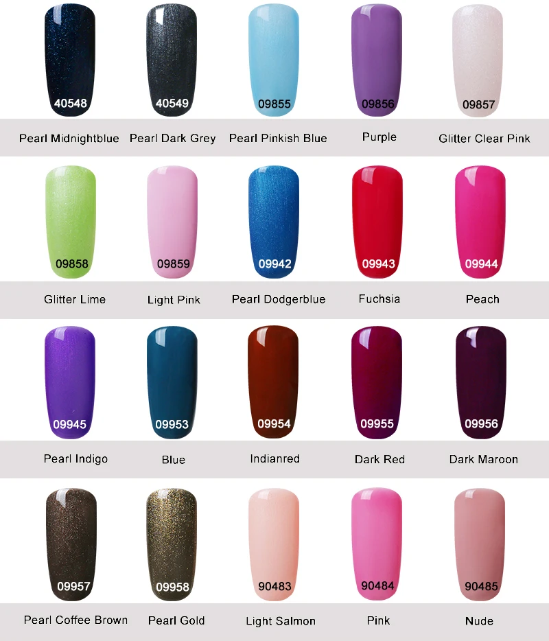Belen 7 мл Лак для ногтей УФ светодиодный Гель лак Lucky Soak Off Vernish Полупостоянный