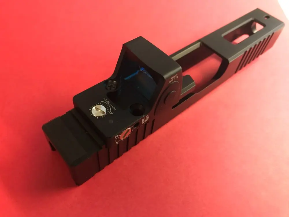 Регулируемый RMR Reflex Red Dot Sight 3,25 MOA прицел для Glock Охота страйкбол Fit 20 мм Pictinny Rail с кнопкой вкл/выкл маркировки