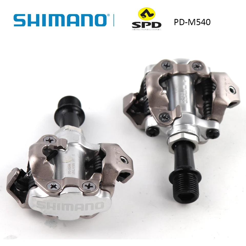 SHIMANO PD M540 PD-M540 педаль SPD хром-моли и алюминий компактный MTB велосипед Велоспорт самоблокирующиеся педали Wit SM-SH51 бутсы