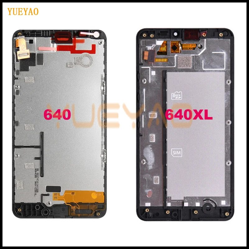 ЖК дисплей для microsoft Nokia lumia 640 xl кодирующий преобразователь сенсорного экрана в