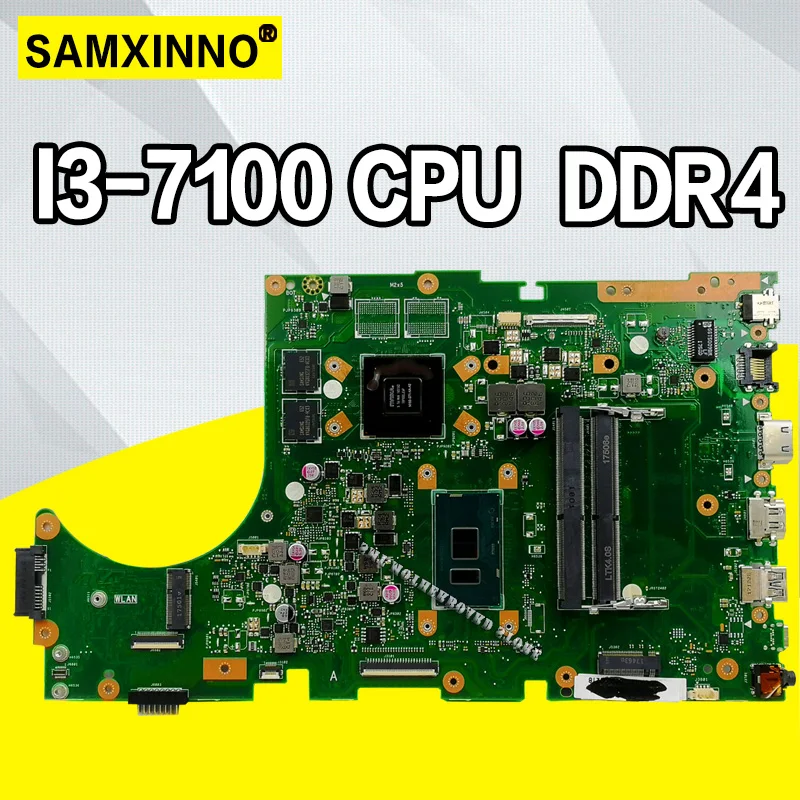 

X756UQK Laptop motherboard for ASUS X756UWK X756UQK X756UXM X756UV X756UX mainboard 90NB0C30-R04000 2GB Graphic I3-7100U DDR4