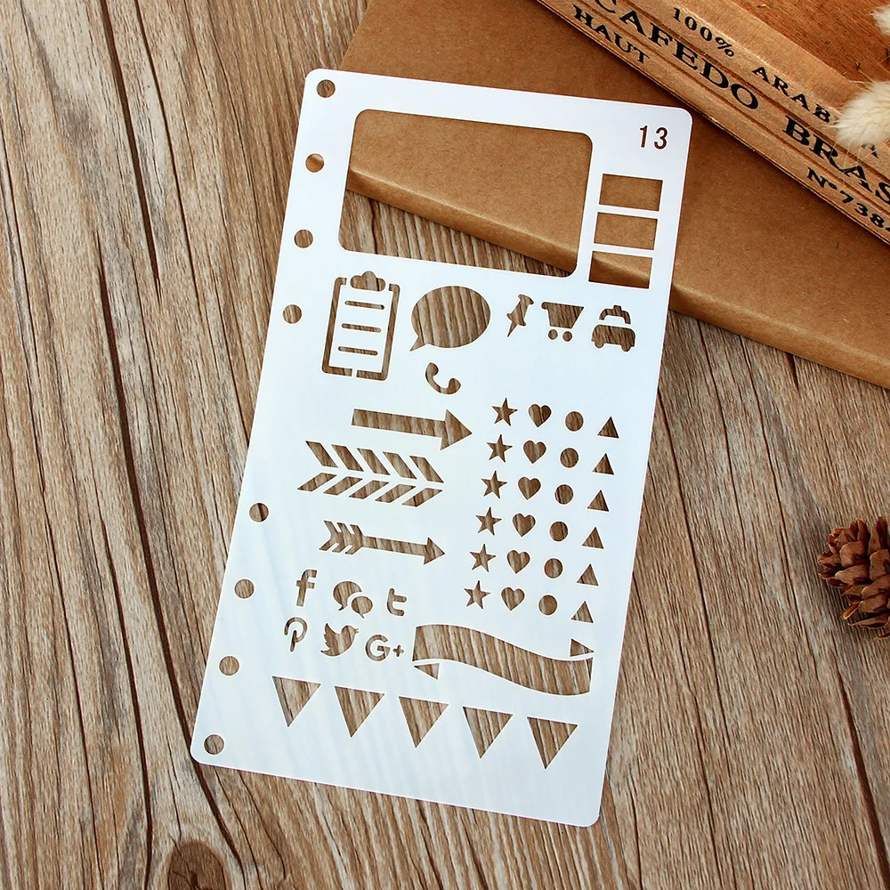 A6 Arrow Flag Icon Doc DIY Craft Layering Stencils Wall Painting Scrapbooking Stamping Embossing Album Paper Card Template | Дом и сад