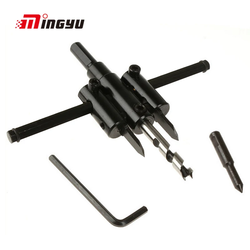 Adjustable Drill Bit Set Woodworking Hole Opener Wood DIY 30 300mm