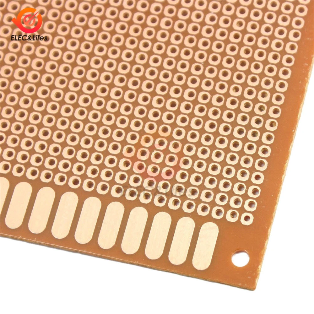 10x22 см Универсальный PCB прототип печатная плата DIY бакелитовая пластина бумага Эксперимент Матрица доска односторонний лист медь