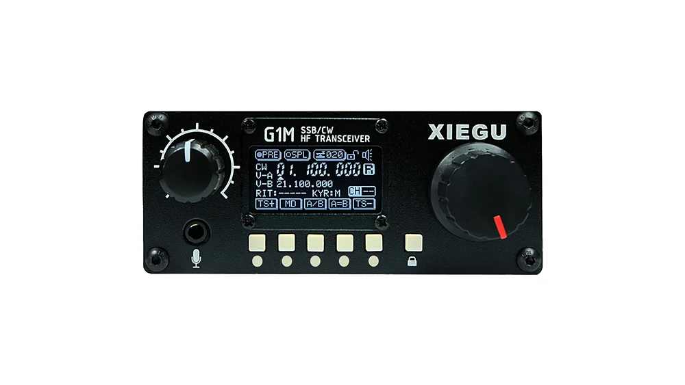 Lusya XIEGU G1M 5 Вт 0,5-30 МГц многодиапазонный QRP КВ трансивер коротковолновый портативный Радиоприемник SSB CW режим T0613