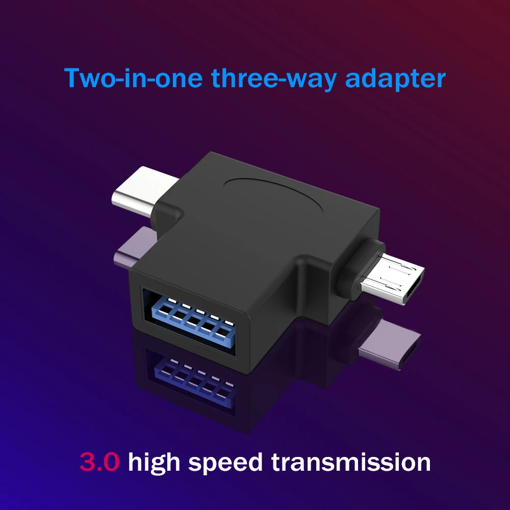 Адаптер Type C Micro USB папа A OTG для ПК смартфонов USB3.1 USB3.0 на 3 0 клавиатуры