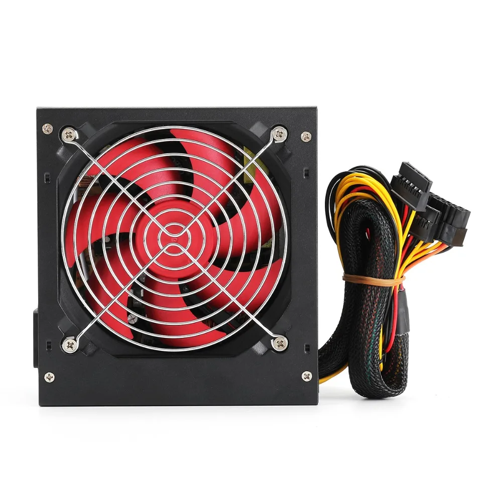 سطح المكتب الطاقة 400 واط/500 واط هادئة الطاقة التبديل 12 فولت ATX BTC امدادات الطاقة SATA 20PIN + 4PIN الكمبيوتر امدادات الطاقة ل إنتل AMD PC