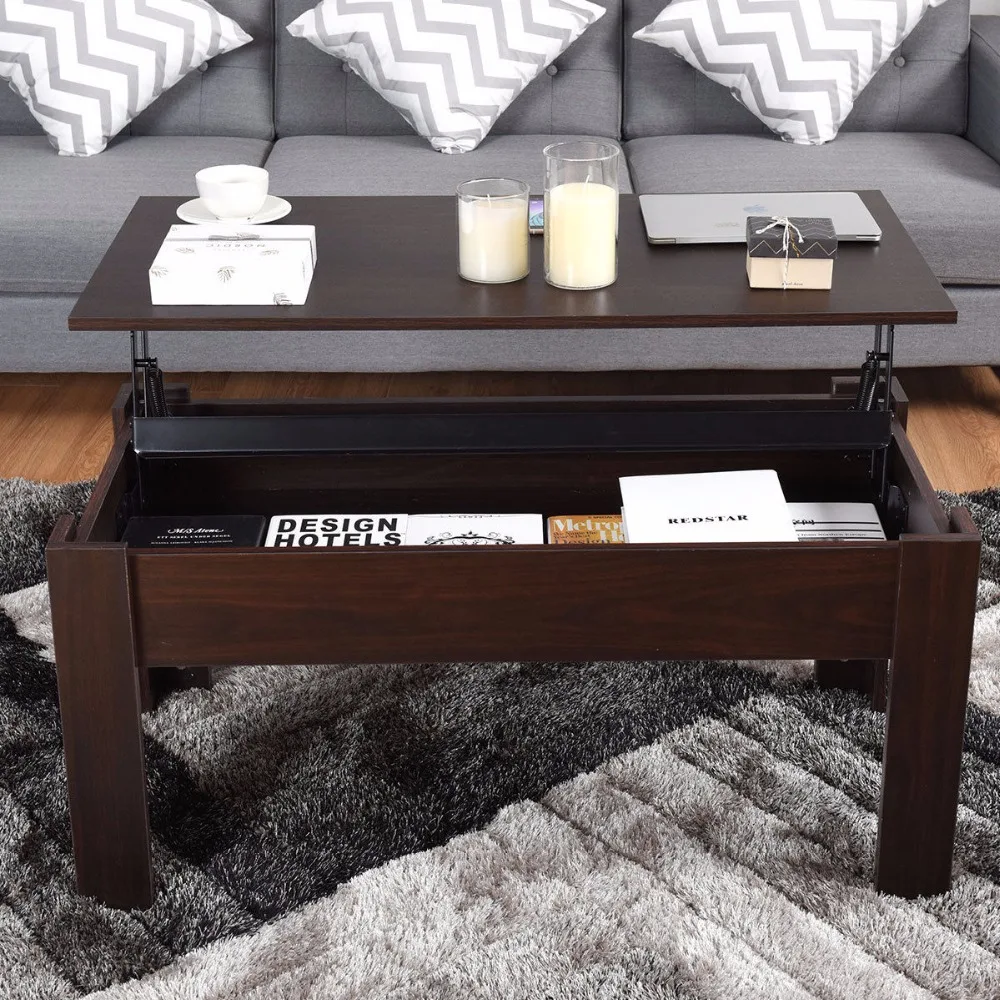 Giantex Modern Lift Top Coffee Table Hidden Compartment Lift Tabletop Home Furniture Living Room Furniture HW58276 Giantex Modern Lift Top Coffee Table Hidden Compartment Lift Tabletop Home Furniture Living Room Furniture HW58276