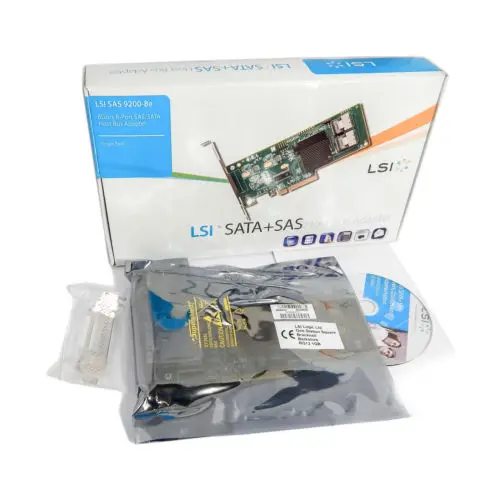 RaidStorage Avago LSI SAS 9200-8E LSI00188 Оригинальный Новый 8-портовый контроллер HBA jino SFF8088 Mini-SAS 6