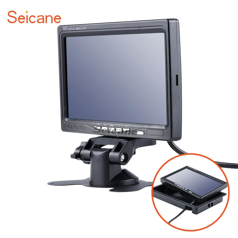 Seicane Universal HD TFT LCD Rearview Camera Digital Video Recoder DVR Reverse System Car Auto Parking Monitor Backup