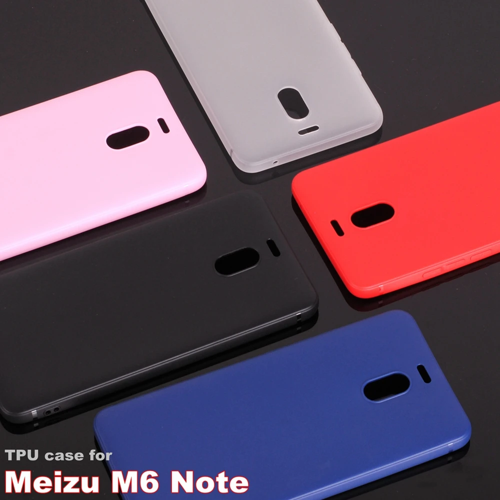 

Meizu m6 note case silicone cover 5.5" Soft matte case for meizu m6 note meizu m6s meizu Pro 7