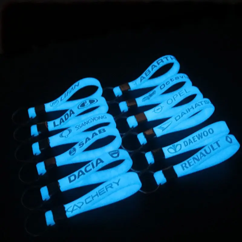 

Luminous Car keyring sticker for golf 6 audi FORD Renault fiat bmw volvo lada opel skoda car accessories Motorcycle Automobiles