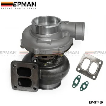 

GT45R Turbocharger A/R .70 rear A/R 1.00 T4 twin scroll 4" V-band oil Cooler EP-GT45R