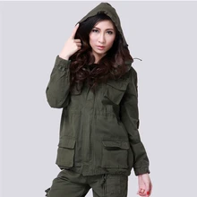Горячая мульти-карманные военные Мотоциклетные Куртки женские охотничьи армейские зеленые тактические куртки женские уличные хлопковые повседневные спортивные куртки
