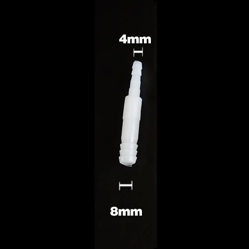 8mm-4mm Пластик 6 Тип 1 шт. зажим для аквариумного шланга адаптер CO2 Airline трубка коннектор конвертер рыбы завод бак Водопровод - Цвет: 8mm-4mm