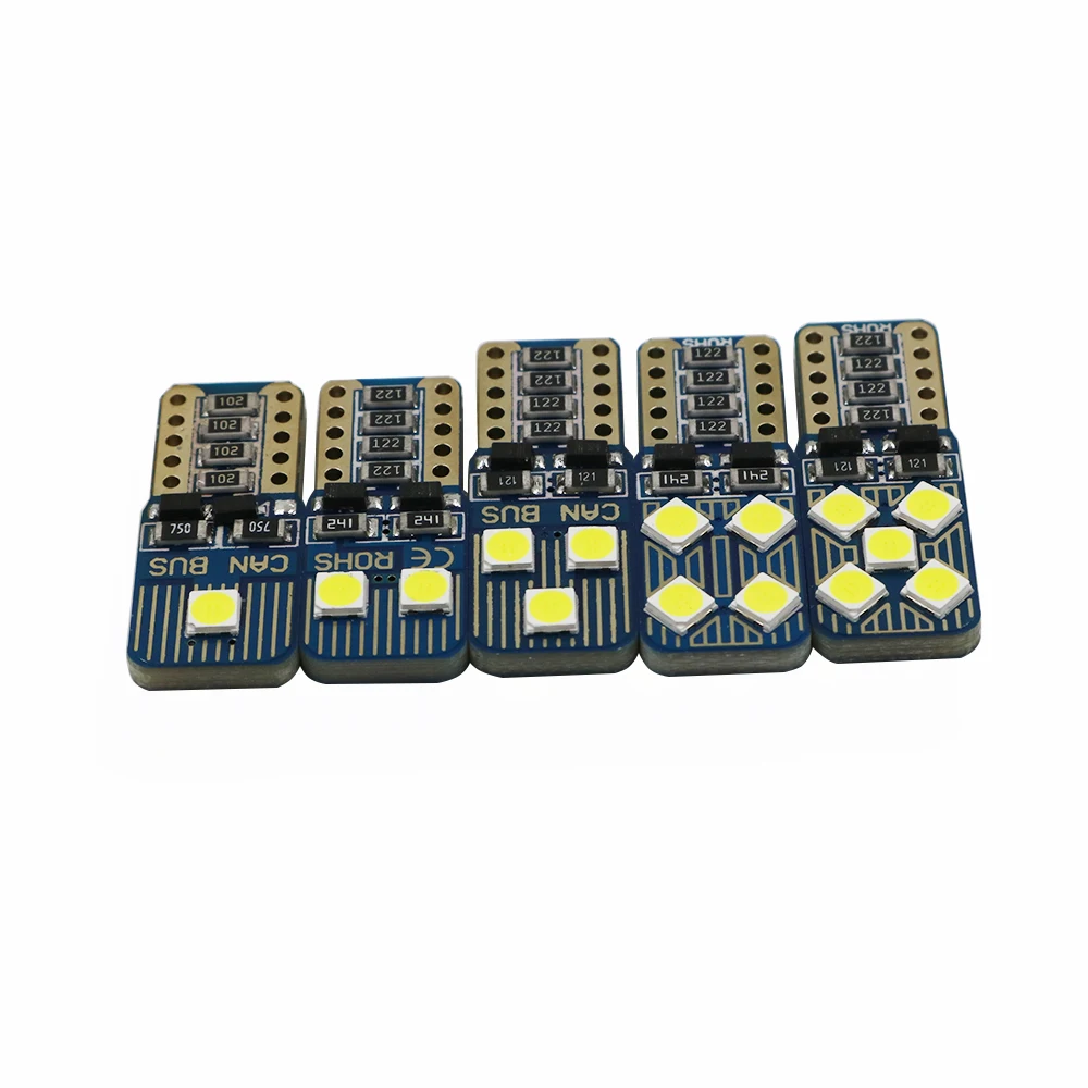 YSY 200X T10 W5W супер яркий 3030 2/4/6/8/10 SMD LED CANBUS без ошибок резервного копирования