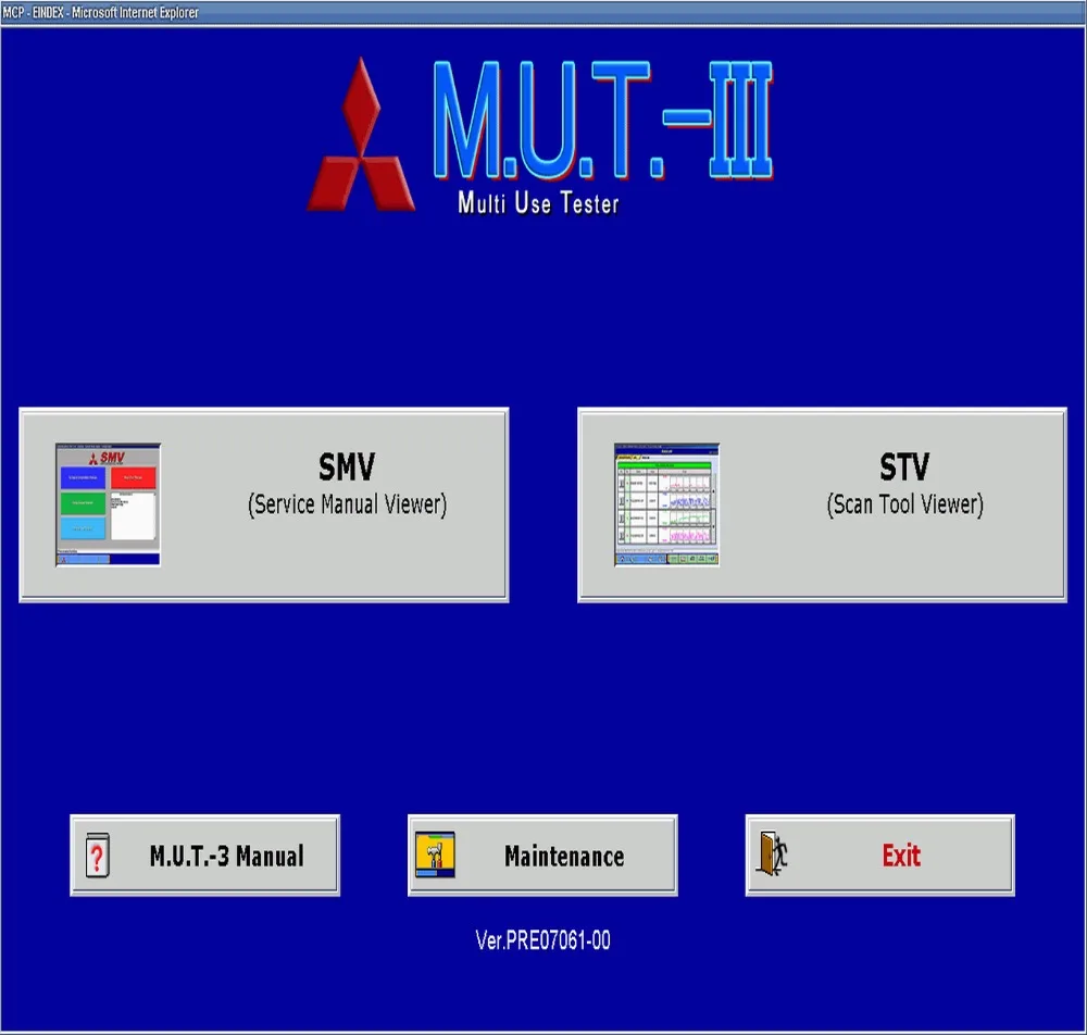 Диагностическое программное обеспечение для Mitsubishi PRG16061_00 Mitsubishi|diagnostic software|software