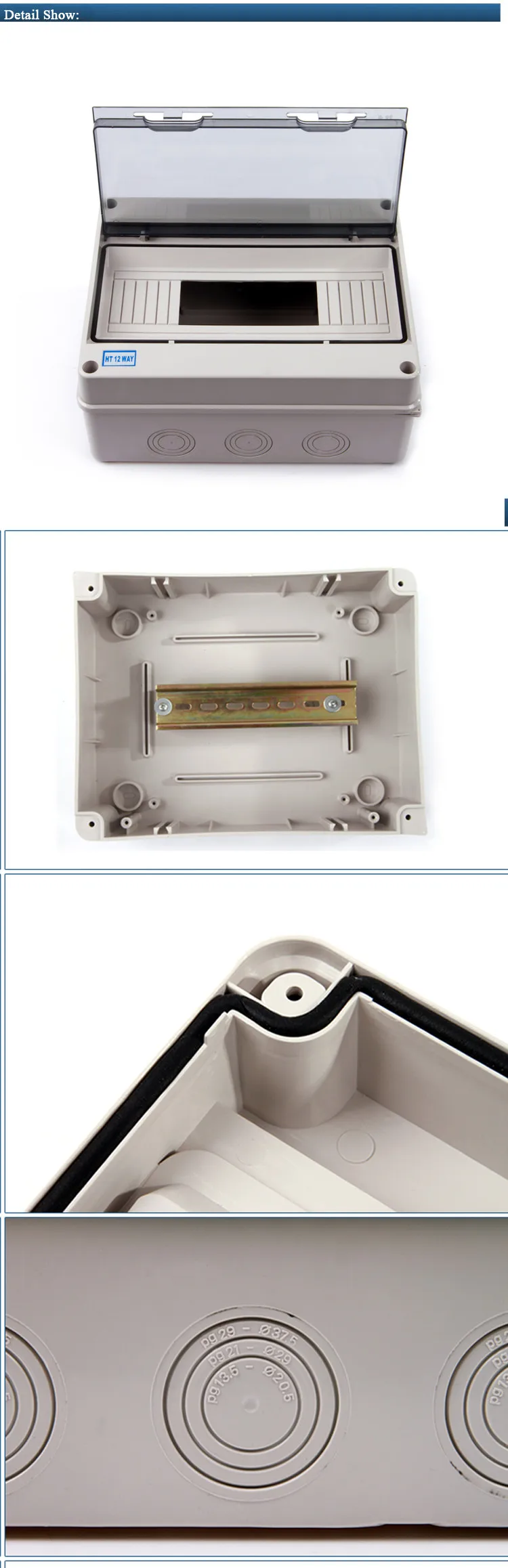 Saip SHT-12 последняя новинка; ботформы из серой IP67Electrical ABS водонепроницаемый ящик водонепроницаемая распределительная коробка IP67