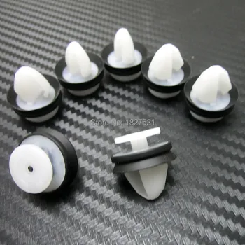 

50pcs With / Sealer Interior Door Panel Card Trim Clips for Peugeot 207 807 For Renault Kangoo for Citroen C2 C8 C3 C4 Picasso