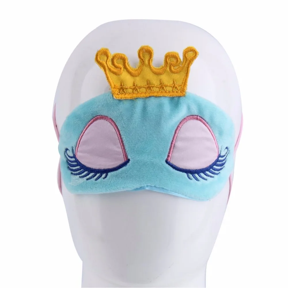 Princess Crown Fantasy Eyes Cover Eyeshade Eyepatch Travel Sleeping Blindfold Shade Eye Mask Portable Patches