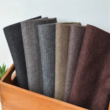 0,5 yrds/шт., супер качество, шерстяная ткань с узором в елочку для плаща и брюк, сумка 45*130 см/шт T3685