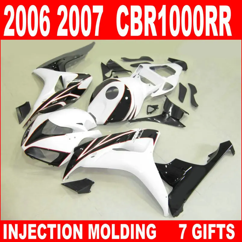 Горячая Распродажа пресс-форма для HONDA 2006 2007 cbr 1000 rr Обтекатели глянцевые плоские