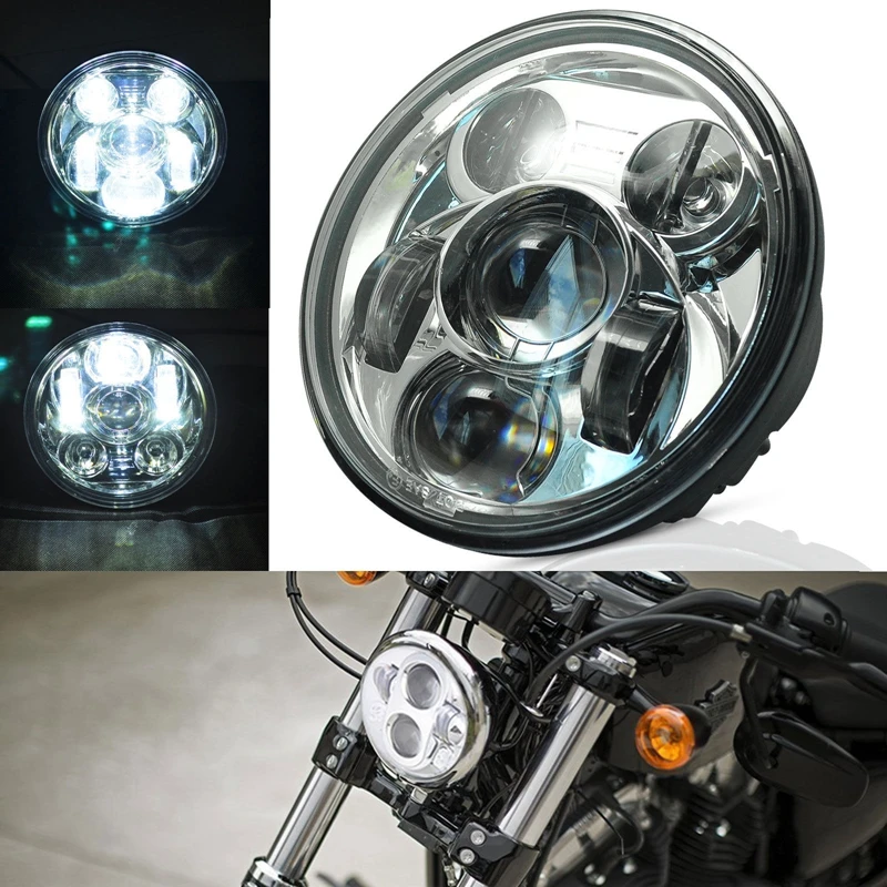 5.75LED Headlight Daymaker Projector Hi Lo Beam Bulb  Harley