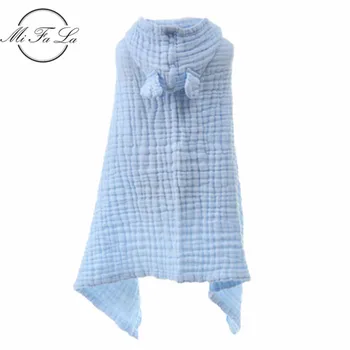 

Six-layers Gauze Baby Hooded Bath Towel Cotton Children Bathrobe Boys Girls Cloak Towel Robe with Hood Kids Toweled Bathrobe