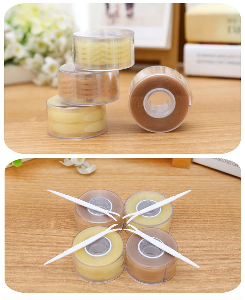 Новинка 300 пара марлевых палочек Stealth Double Fold Eyelid стикер на тени для глаз без клея