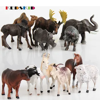 

6 styles Original genuine big Plastic Dinosaur toys for model collectible model Jurassic world dinosaur toys for children