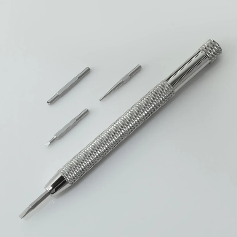 

Watch Accessories Tool for Strap Remove Screw Driver Stainless Steel Four ends Changeable Multi-Functional Parts Useful
