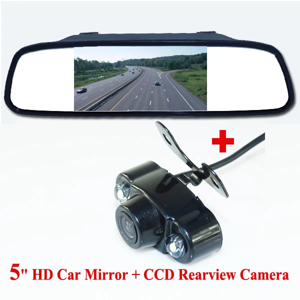 Зеркало видеорегистратор автомобильное 2 в 1 5 дюймов с ЖК дисплеем|lcd car mirror|car mirror