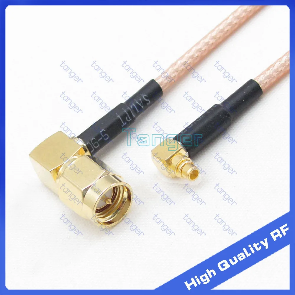 

Top sale Male plug MMCX to SMA double right angle connector with 20cm 8in RG316 RG-316 RF Coaxial Pigtail Jumper Low Loss cable