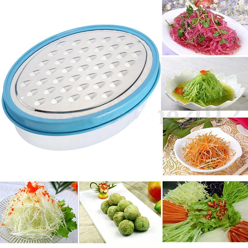

Stainless Steel Multi-function Grater Cutting Device Combination Planing Potato Wire Cutters Ginger Fruit and Vegetable Slicer