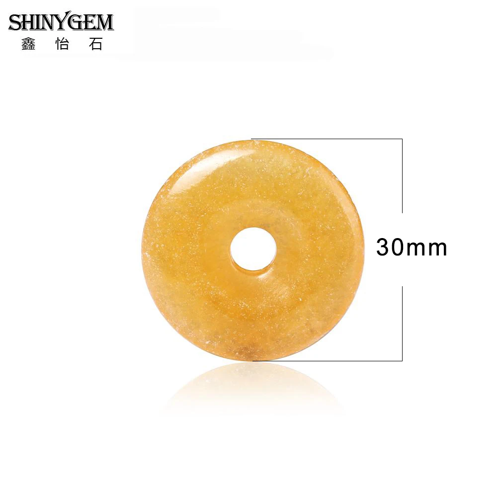 ShinyGem большой круглый полый натуральный камень кулон черные Агаты белые бирюзы
