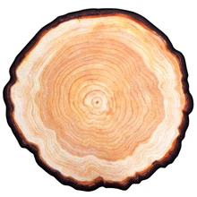 WINLIFE креативный ковер древнее дерево Runnal кольца ковер 3D нескользящий коврик для гостиной кухни