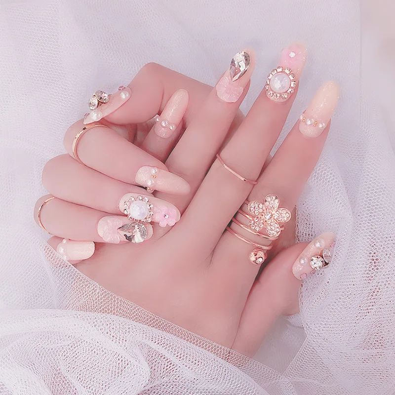 Pără Nail Art Instrumente 24pcs Set High Quality Wedding Fake Gallery Image