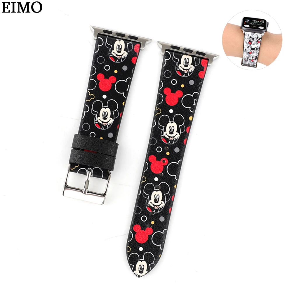 

EIMO Genuine Leather strap for Apple Watch band Iwatch Series 3 4 2 Iwatch band44mm 40mm correa aplle watch 42mm 38mm watchband