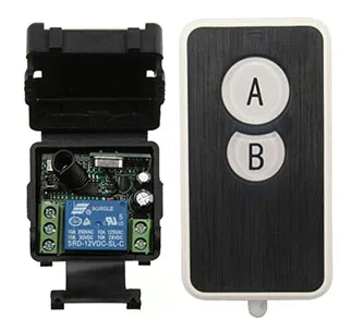 

xuanlongyuan DC12V 24V 1CH RF Wireless Remote Control Switch System transmitter+receiver universal gate remote control/ shutters