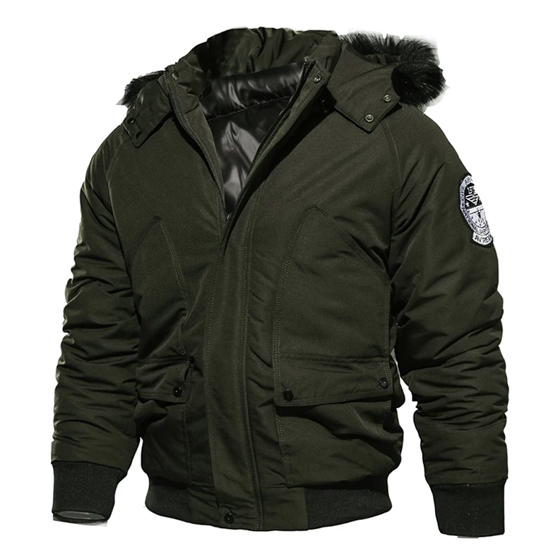 Новые Зимние флисовые куртки с воротником, мужская куртка-бомбер, утолщенная Военная тактическая куртка, осенняя теплая куртка-пилот, армейские пальто