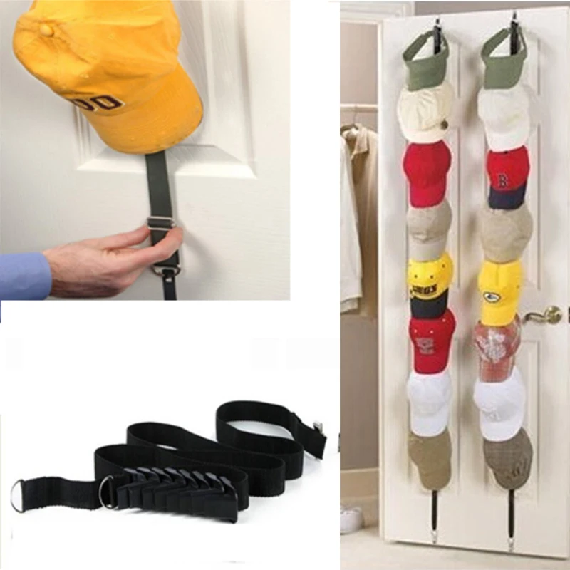 buy Cap Rack Hat Clothes Bag Organizer Hanging Holder Over Door Straps With Hook Clothing Holder Organizer Door Accessory
