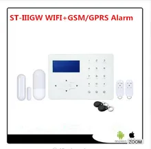 Most advanced Wifi Alarm GSM Smart Home Automation Burglar Alarm Wifi Alarm System with Touch Screen