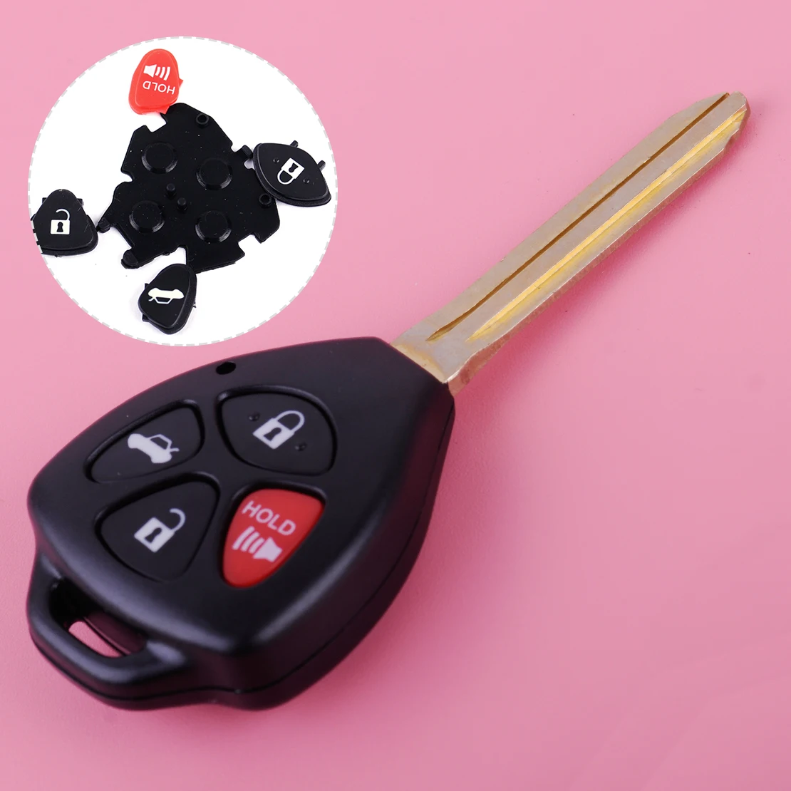 

CITALL Remote Key Shell Case Fob Fit for TOYOTA Camry Avalon Corolla Matrix RAV4 Venza Yaris