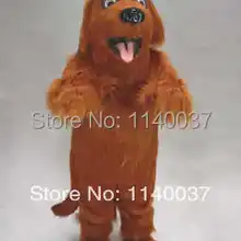 Маскоты длинные каштановые волосы ирландский сеттер собака Маскоты костюм персонажа из мультфильма карнавальный костюм маскарадный костюм партии