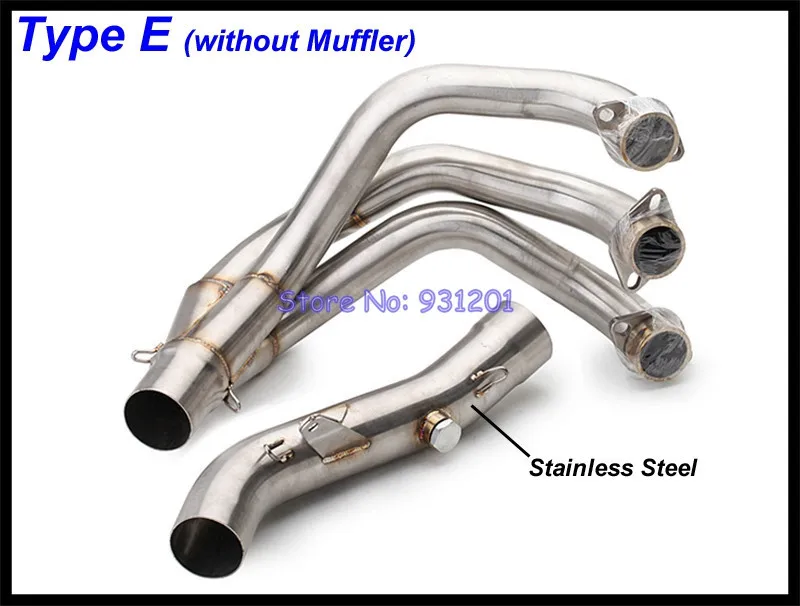 For Yamaha MT 09 MT09 FZ 09 FZ09 XSR900 Exhaust Full System Motorcycle Slip On Link Front Pipe Headers Yoshimura Muffler Escape - Цвет: Type E