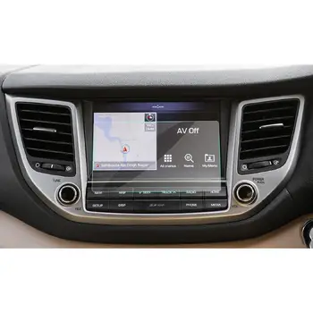 

RUIYA Car Navigation Screen Protector For Tucson AVN System 8 Inch 2016 2017 2018 Touch Center Display Auto Interior Stickers