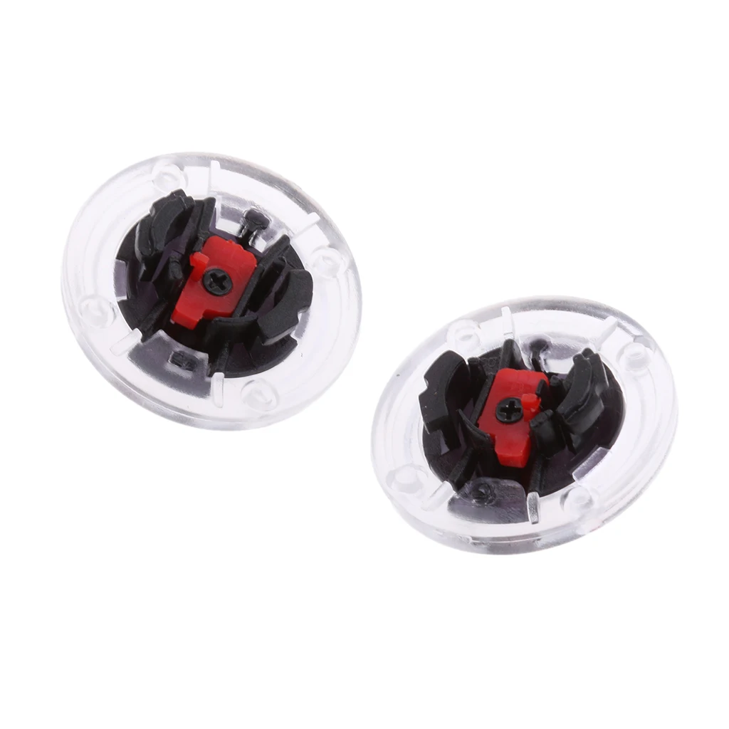 1 Pair Motorcycle Helmet Visor Right &Left Mounting Fix Base & Rotate Switch for LS2 Helmet
